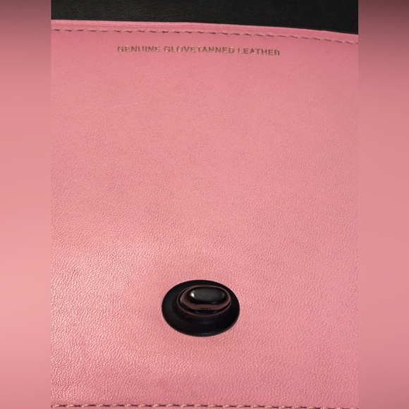 COACH 1941 Dinky Color Block Ombré Pink & Black Convertible Strap Crossbody Bag - Picture 10 of 15